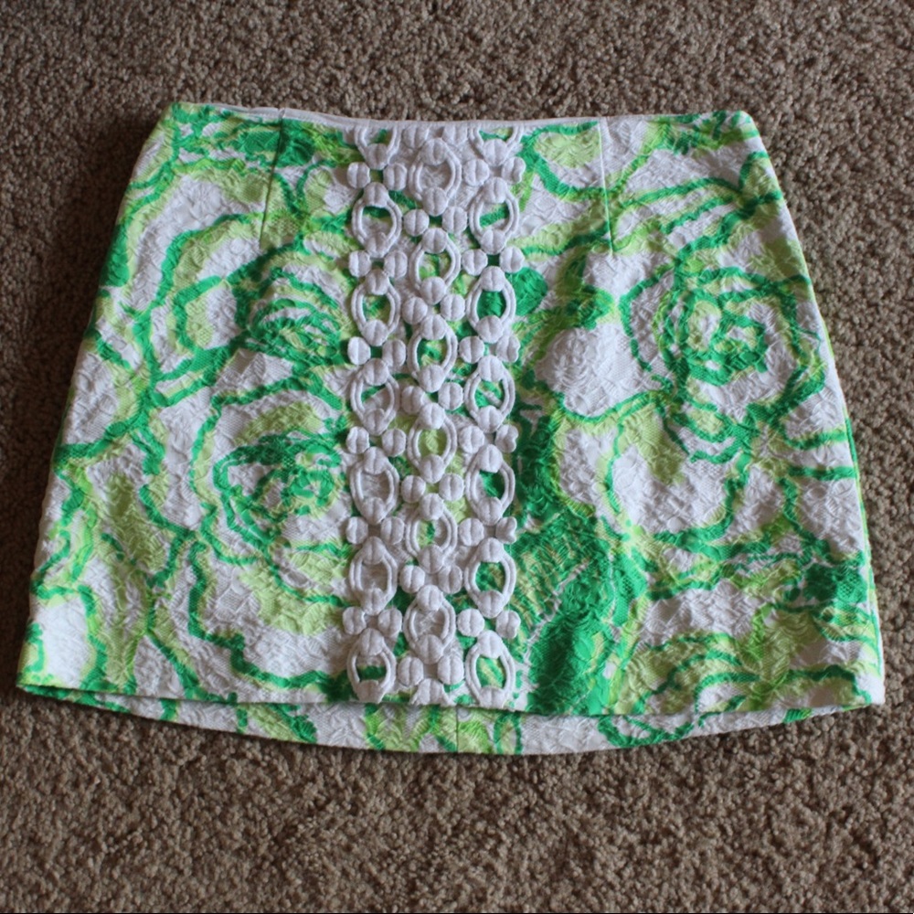 Green Lilly Pulitzer Skort